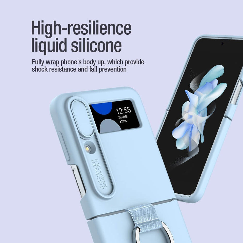 Nillkin Samsung Galaxy Z Flip 4 5G CamShield Silky Silicone Case Cover