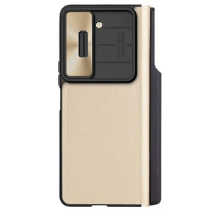 Samsung Galaxy Z Fold 4 Nillkin QIN Pro Flip Case Cover Gold