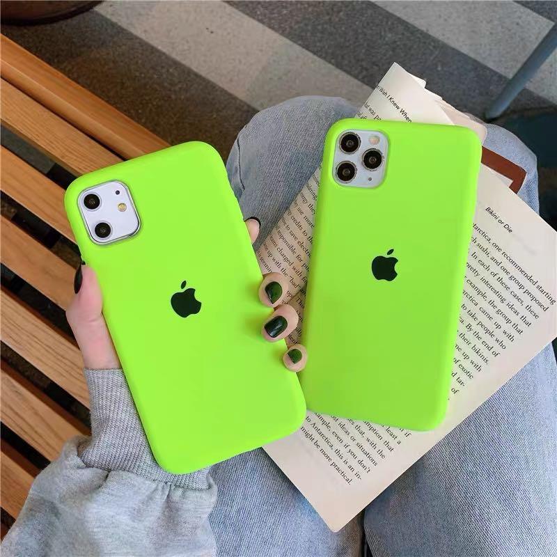 iphone silicone case cover neon green