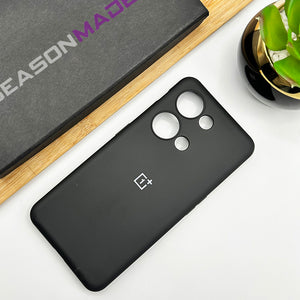 OnePlus Liquid Silicone Case Cover Black