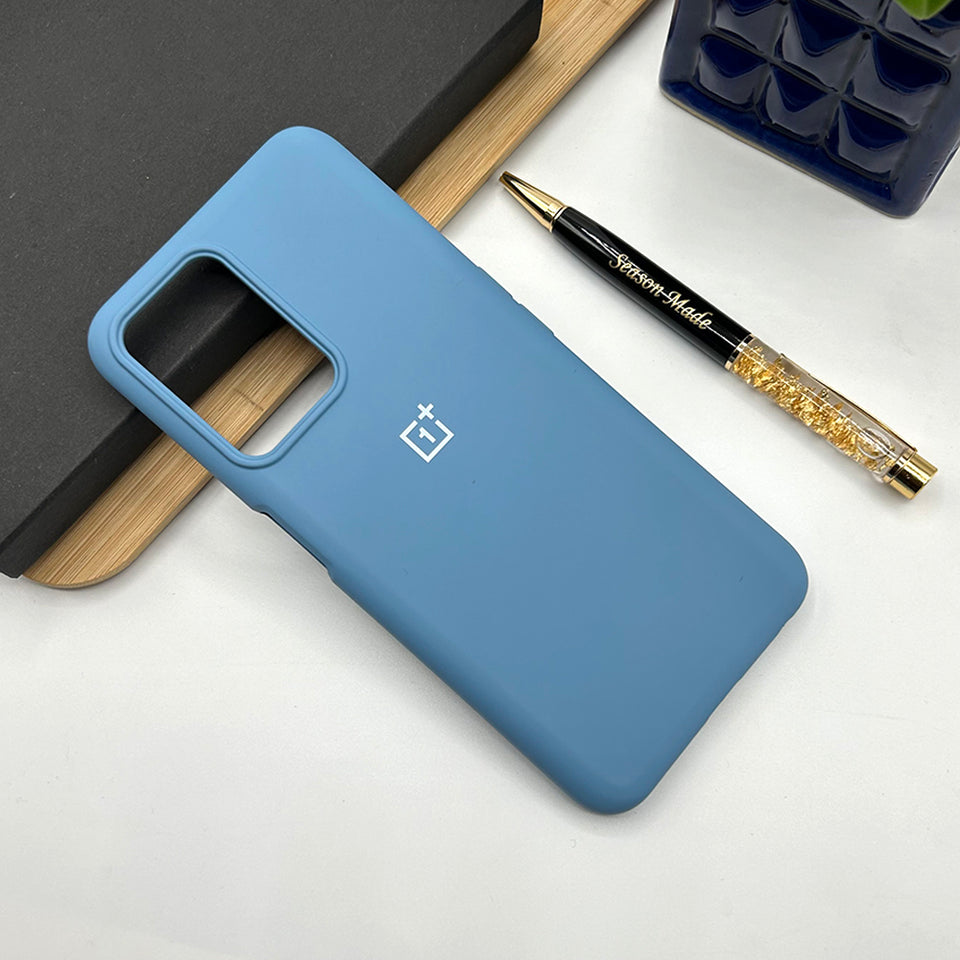 OnePlus Liquid Silicone Case Cover Denim Blue