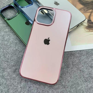 iPhone Matte Series Chrome Case Cover