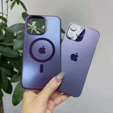 iPhoneMatte Series Magsafe Case Cover Purple