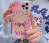 iPhone Rabbit Hollographic Design Cover Case