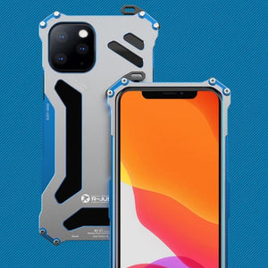 R-Just Aluminum Frame Metallic iPhone Case Cover ( Black )