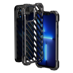 R-Just Aluminium Alloy Grill Case For iPhone 13 And 14 Series
