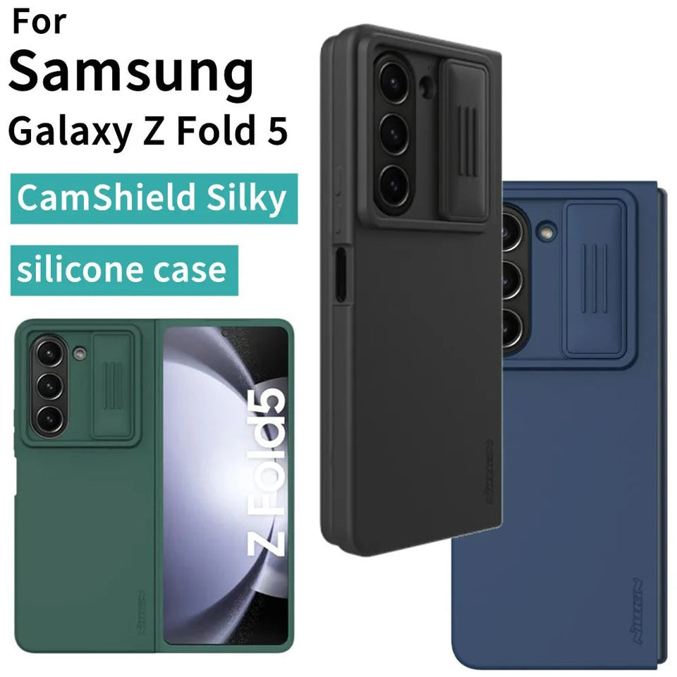 Samsung Galaxy Z Fold 5 Nillkin CamShield Silky Silicone Case Cover Clearance Sale