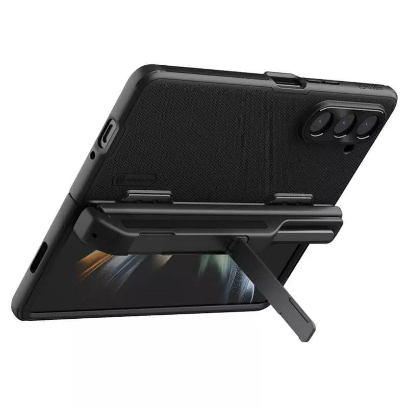 Samsung Galaxy Z Fold 5 Nillkin Frost Shield S Pen Slot And Stand Case Cover Black