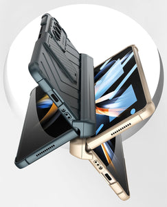 Samsung Galaxy Z Fold 4 Adjustable Kickstand & Pen Holder Case Cover