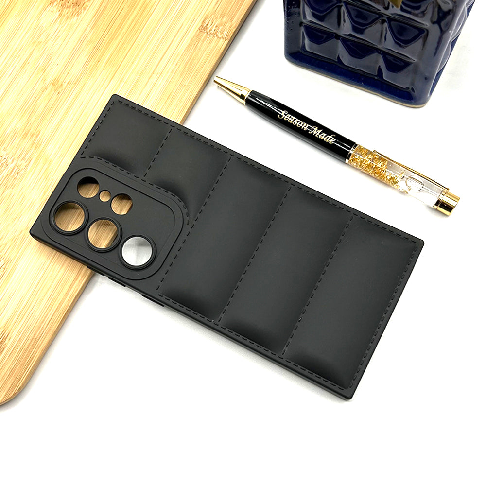 Samsung Galaxy S23 Ultra Black Puffer Case Cover