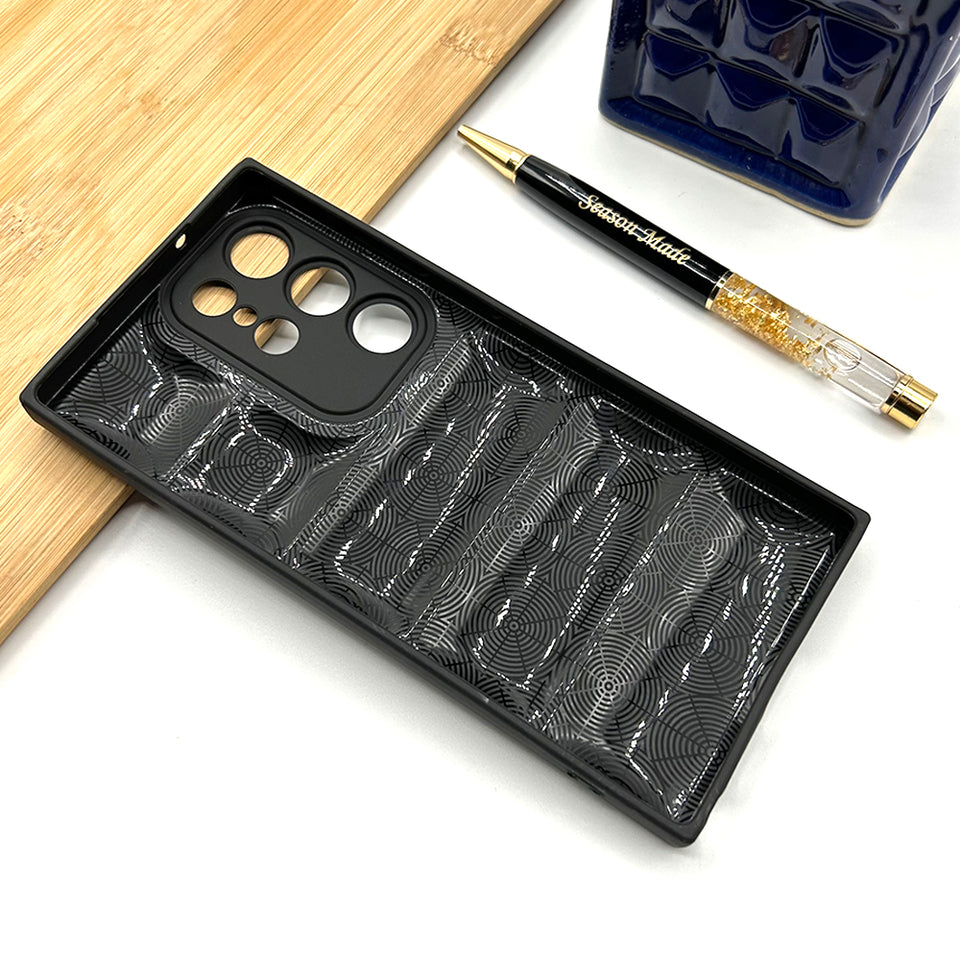 Samsung Galaxy S23 Ultra Black Puffer Case Cover