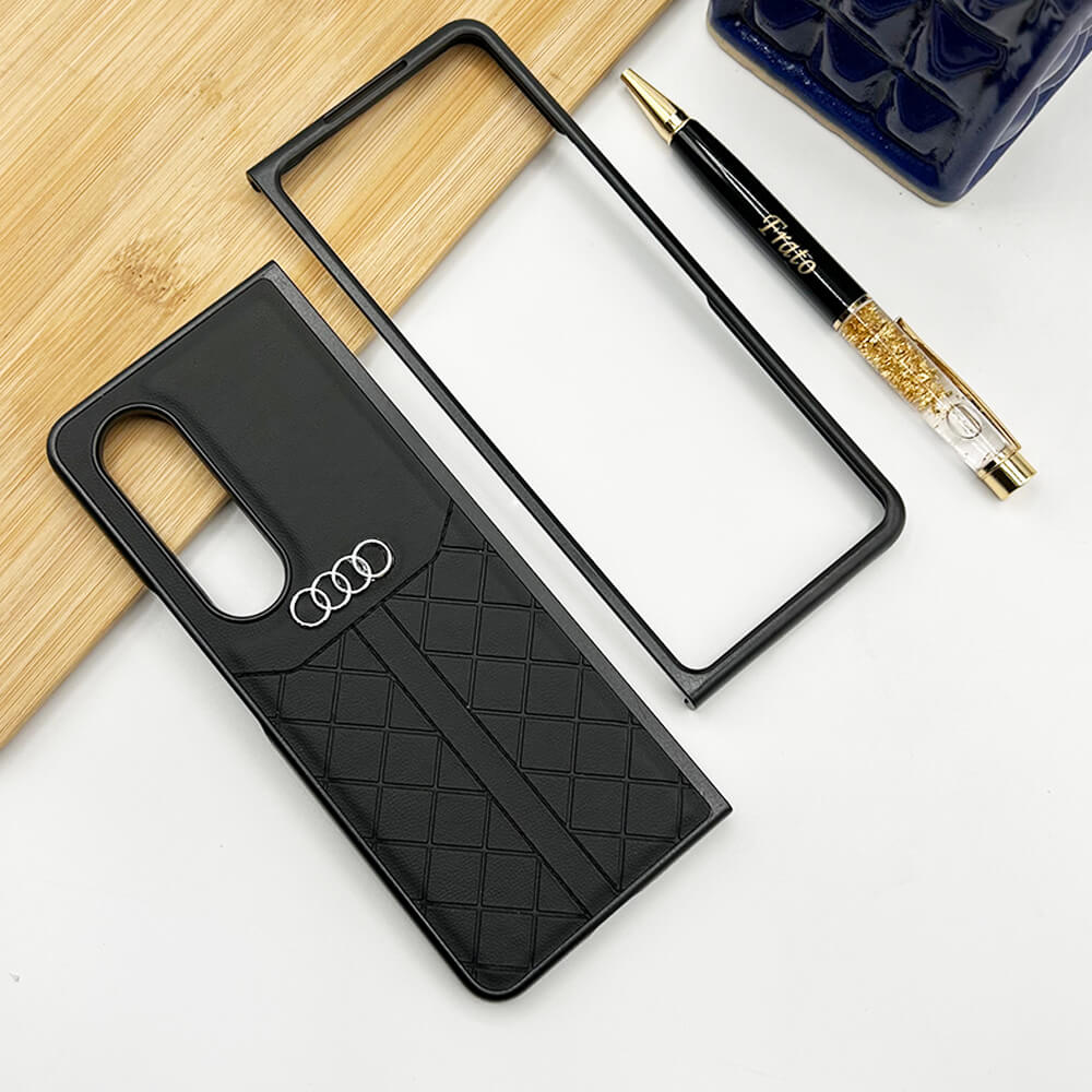 Samsung Galaxy Z Fold 4 Audi Q7 Design Synthetic Leather Cover Case