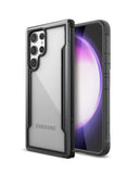 Samsung S23 Ultra Shield Proof Transparent Drop Protection Case Cover Black