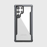 Samsung S23 Ultra Shield Proof Transparent Drop Protection Case Cover Black