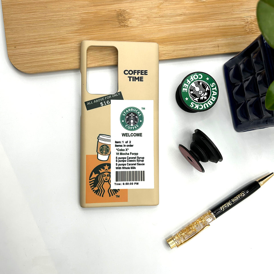 StarBucks Coffee Butterscotch Color Phone Case With Holder