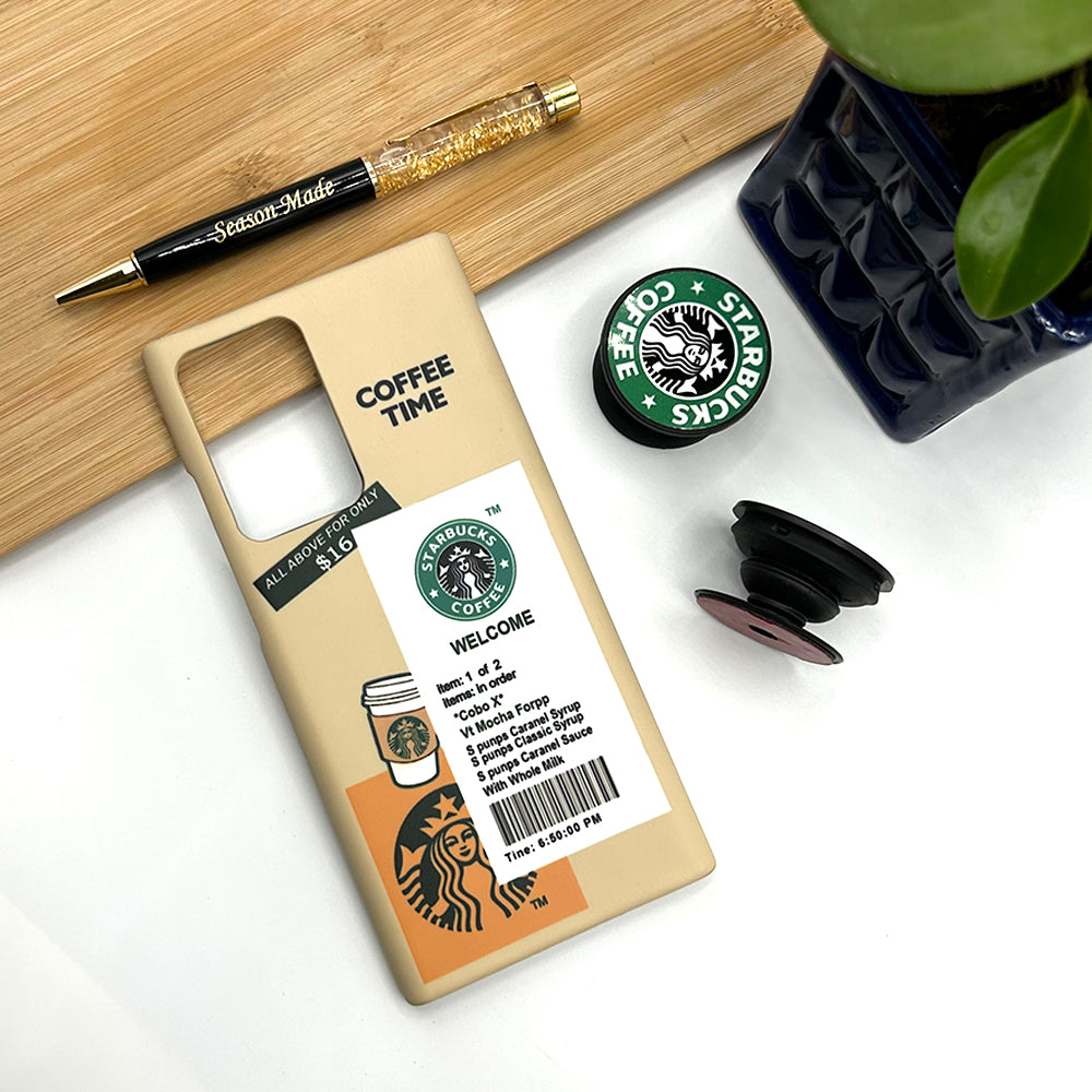 StarBucks Coffee Butterscotch Color Phone Case With Holder