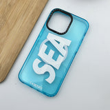 iPhone Neon Sea Edition Silicone Magsafe Case Cover
