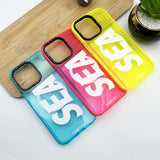 iPhone Neon Sea Edition Silicone Magsafe Case Cover