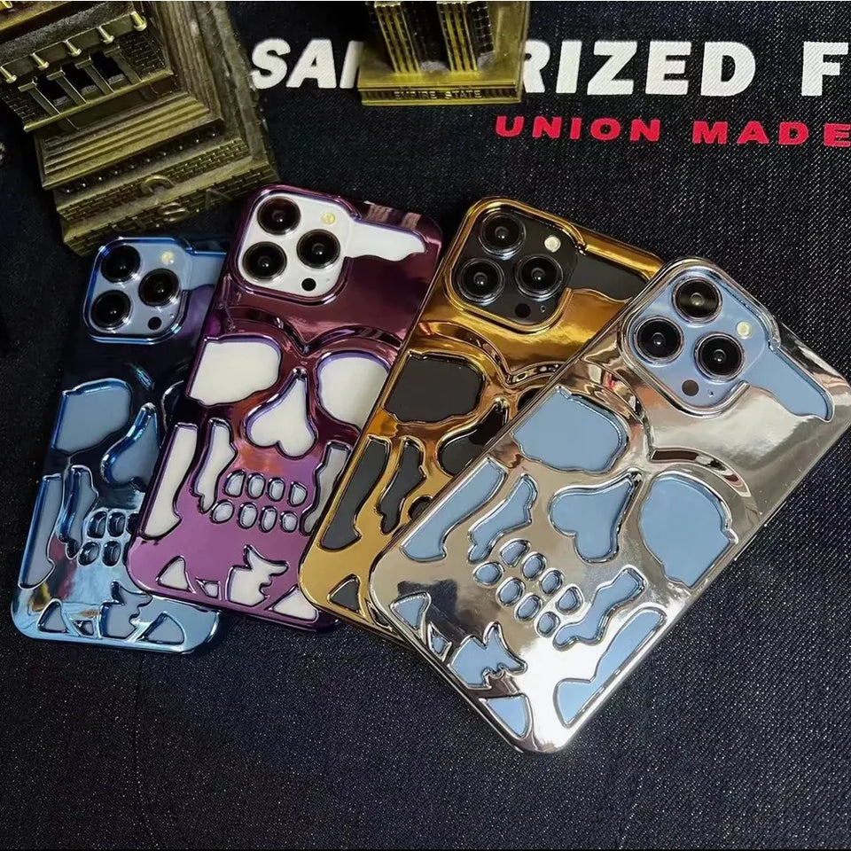 iPhone Skull Skeleton Design Case Cover