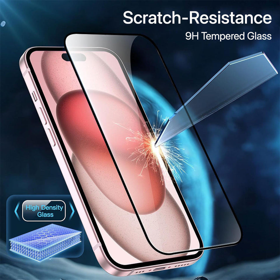 iPhone Screen Protector HD Tempered Glass