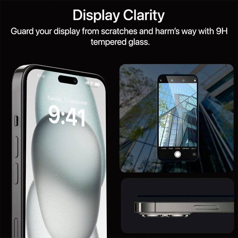 iPhone Screen Protector HD Tempered Glass