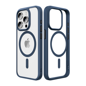 iPhone Luxury Side Edge Silicone Transparent Crystal Clear Case Cover With Magsafe