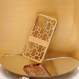 iPhone Luxury Brand GG Chrome Case Cover Clearance Sale