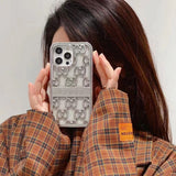 iPhone 13 Series Luxury Brand GG Chrome Case Cover Clearance Sale