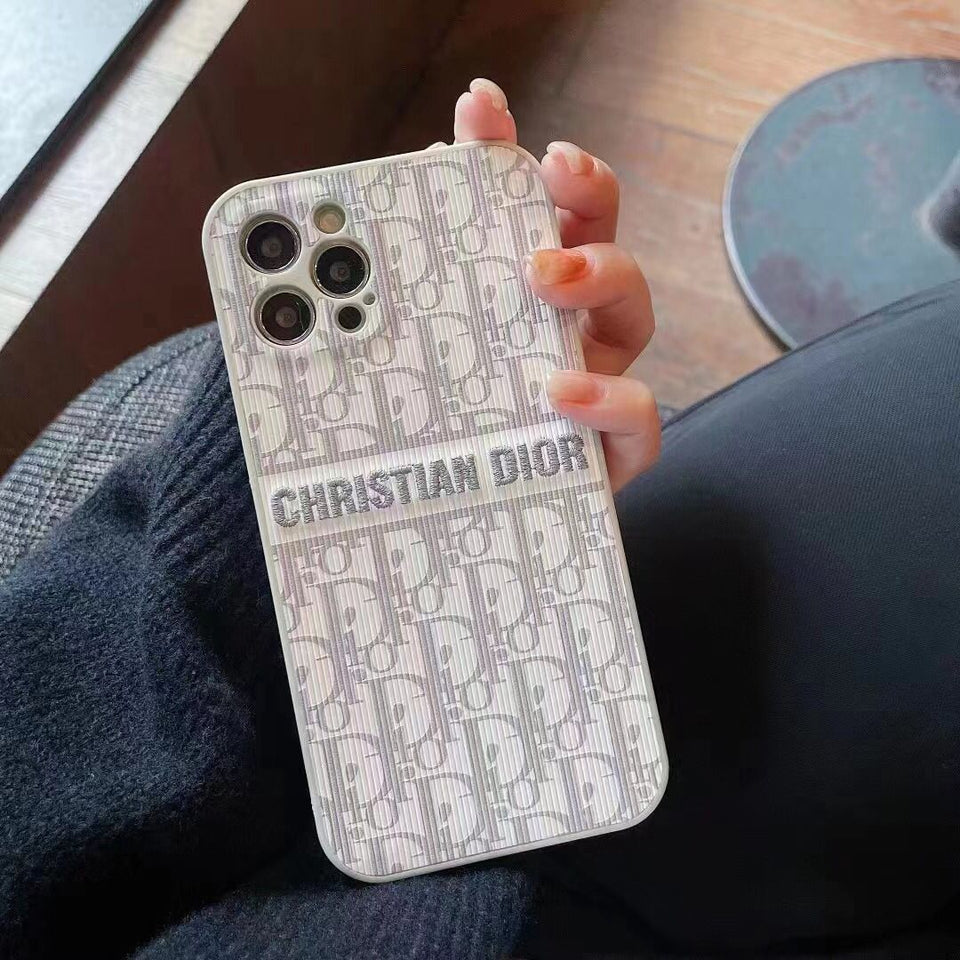 iPhone Luxury Brand CD Wrapped Case Cover