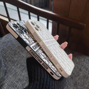 iPhone Luxury Brand CD Wrapped Case Cover