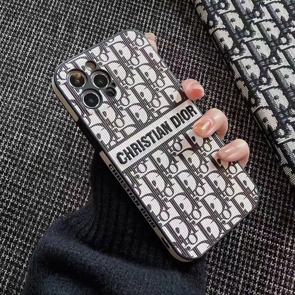 iPhone Luxury Brand CD Wrapped Case Cover