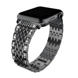 Apple iWatch Luxury Diamond Stainless Steel Strap (Series SE/7/6/5/4/3/2/1)