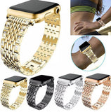 Apple iWatch Luxury Diamond Stainless Steel Strap (Series SE/7/6/5/4/3/2/1)