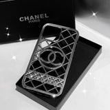 iPhone 14Pro Max Luxury Brand CC Chrome Case Cover Clearance Sale