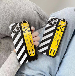 iPhone Off-White Strap Belt Case Cover
