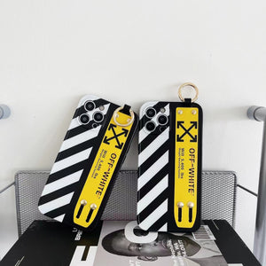 iPhone Off-White Strap Belt Case Cover