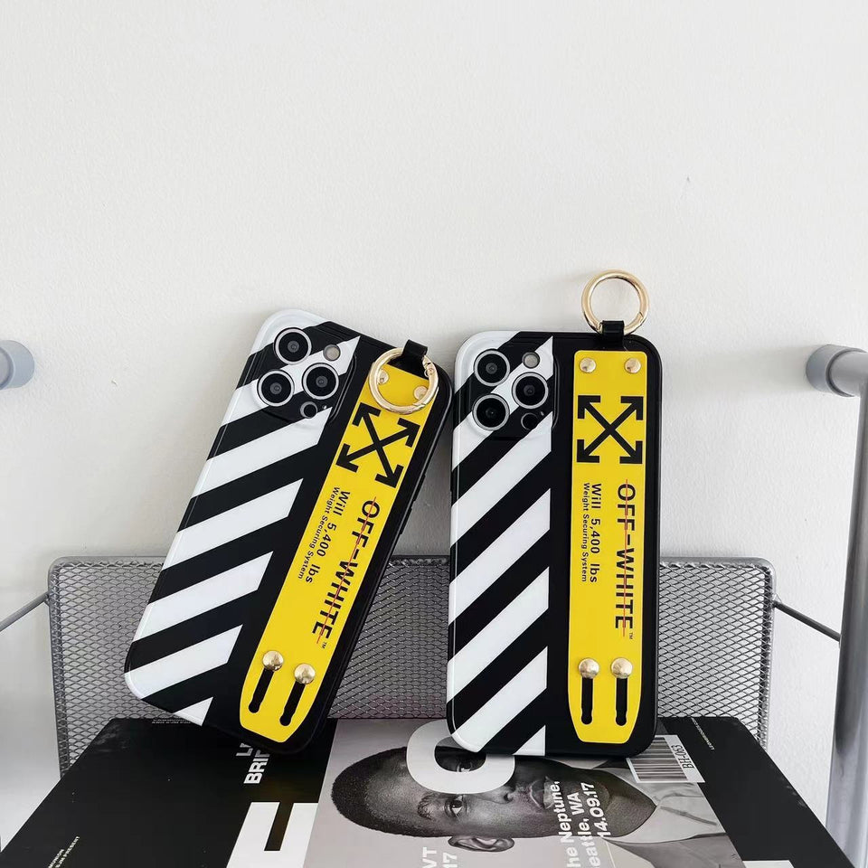 iPhone Off-White Strap Belt Case Cover