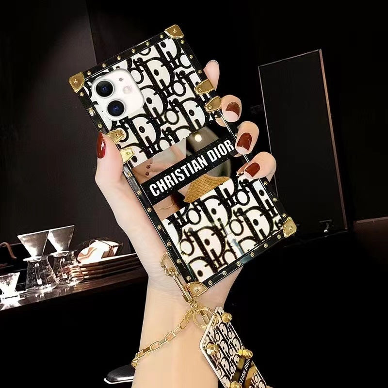 iPhone Luxury Brand CD Trunk Phone Case With Chain Clearance Sale