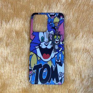 Mouse and Meow Cartoon Case Cover With Chain Toy
