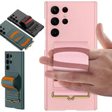 Samsung Galaxy S23 Ultra Back Wristband Strap Kickstand Cover Case