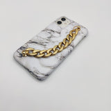 White Marble Chain Holder Case Cover