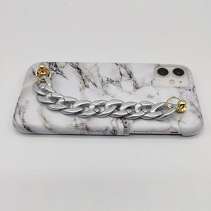 White Marble Chain Holder Case Cover