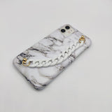 White Marble Chain Holder Case Cover