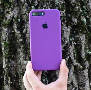 iPhone Liquid Silicone Case Cover Brinjal