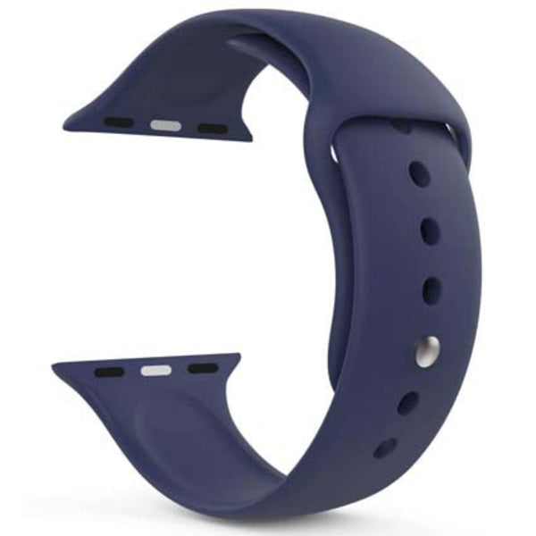 iWatch Pacific Blue Silicone Sport Band For Series 1 2 3 4 5 6 7 8 9 SE 7 8 9 SE SE 2 Gen