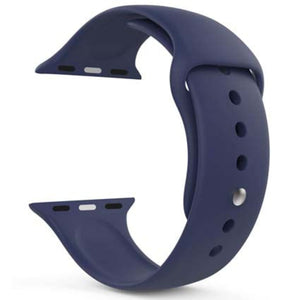 iWatch Pacific Blue Silicone Sport Band For Series 1 2 3 4 5 6 7 8 9 SE 7 8 9 SE SE 2 Gen