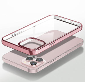 iPhone Crystal Clear Chrome Electroplated Bumper Case Cover