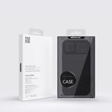 iPhone 15 Pro  Series Nillkin CamShield Silky Silicone Case Cover Black Clearance Sale