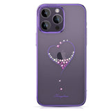 iPhone 14 Pro Max Heart Rhinestone Diamond Plated Case Clearance Sale