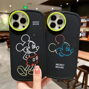 iPhone Creative Lens Cartoon Phone Case Soft Protection Cover